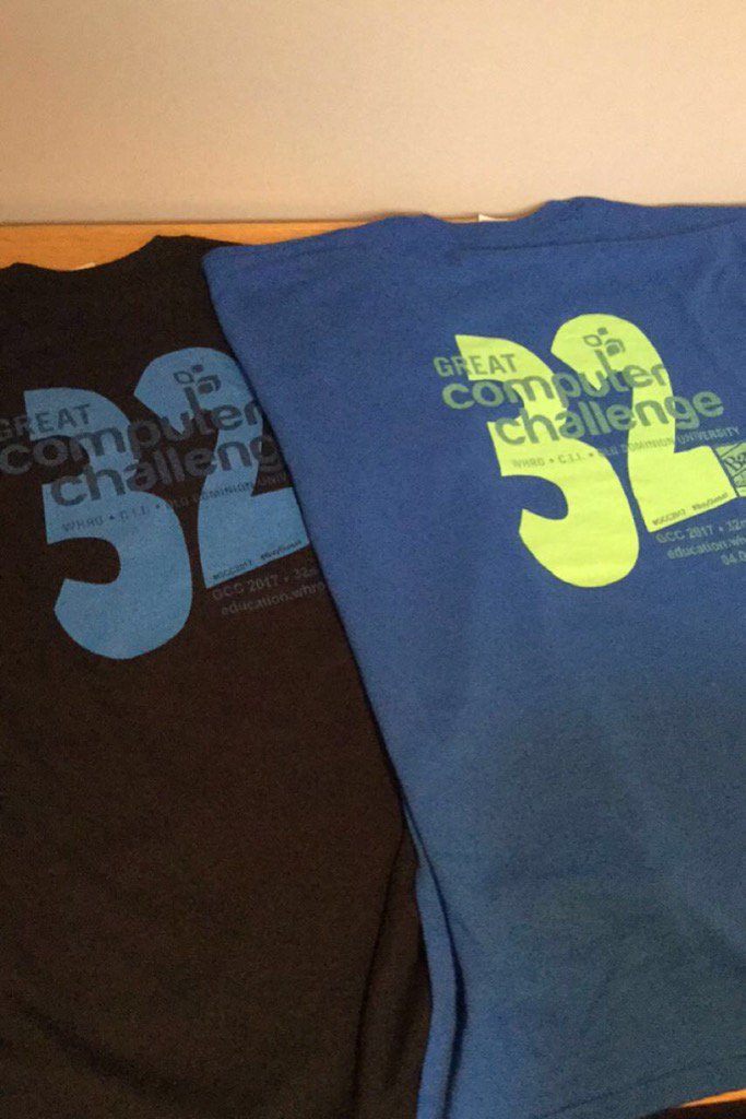 WHROEducation's tweet photo. #gcc2017 prep time. T-shirts are here for the students and volunteers. #baydiesel https://t.co/ICEC6azT3U