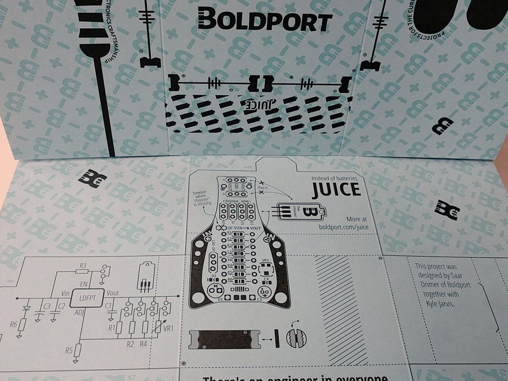 'Juice': #BoldportClub's next project. Join us
