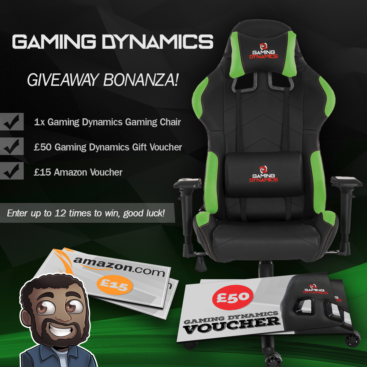 GamingDynamics's tweet photo. Gaming Dynamics Giveaway Bonanza! Enter here to win https://t.co/hJVrn84ZBI
T&amp;C's apply #GDGiveaway @GamingDynamics @Bigbst4tz2 https://t.co/3Y6bYxranj