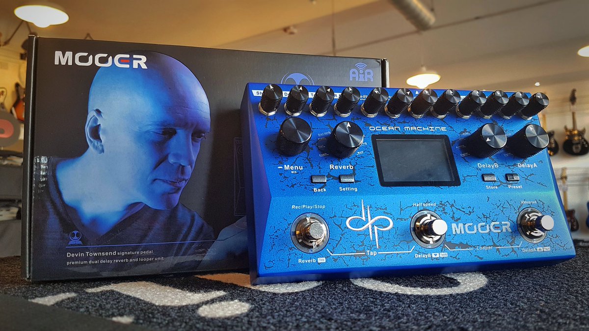 merchymusic's tweet image. @MooerAudio @dvntownsend Ocean Machine Delay+Reverb Pedal

#guitar #crystalmaze #oceanmachine #mooeraudio #richardobrien #delay #reverb