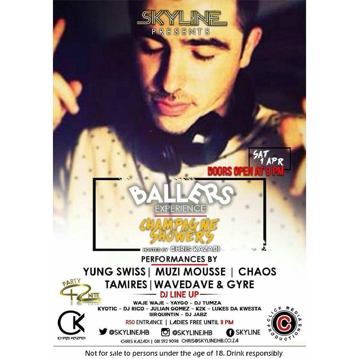 YoungShembe's tweet photo. #BallersExperience

We gonna live this life one bottle at a time y'all 

@Skylinejhb https://t.co/xxe1lINWyg