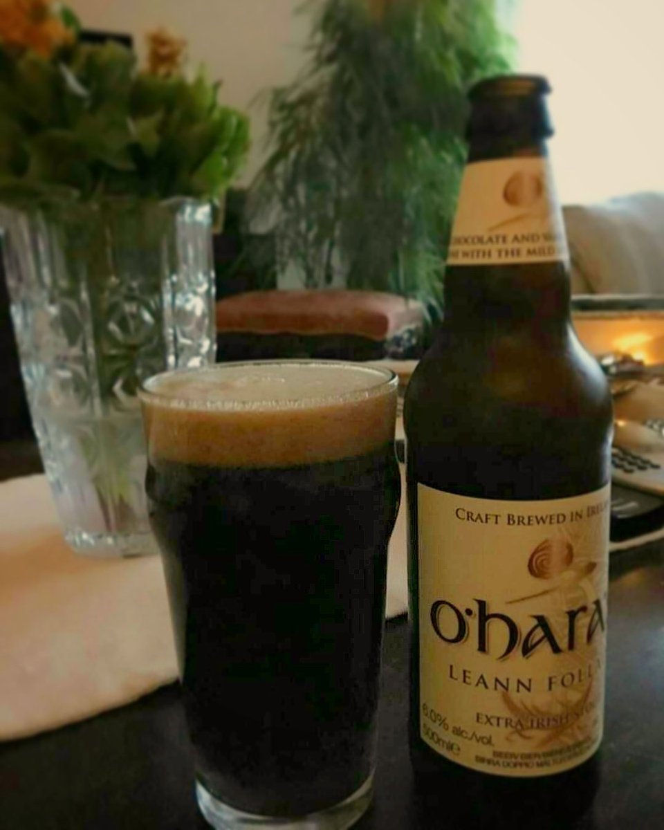 Guinness'ten daha gövdeli, daha aromatik, Kavrulmuş kahve ve malt tadıyla çikolata ve vanilya kokusu birleşiyor: O'Hara's Leann Follain