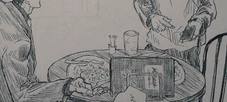 途中経過。
スティレオの二人を背景に埋もれさせる楽しいお仕事は明日。 