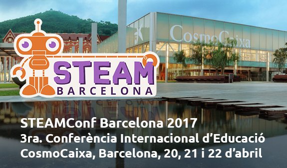 steambarcelona's tweet photo. #FF als membres genials de la fila zero de #STEAMConf17 @annagou @claudiacullell @Massich @jdomenechca @MontsePino73 @sushidetortilla https://t.co/ZFCK6vEmkJ