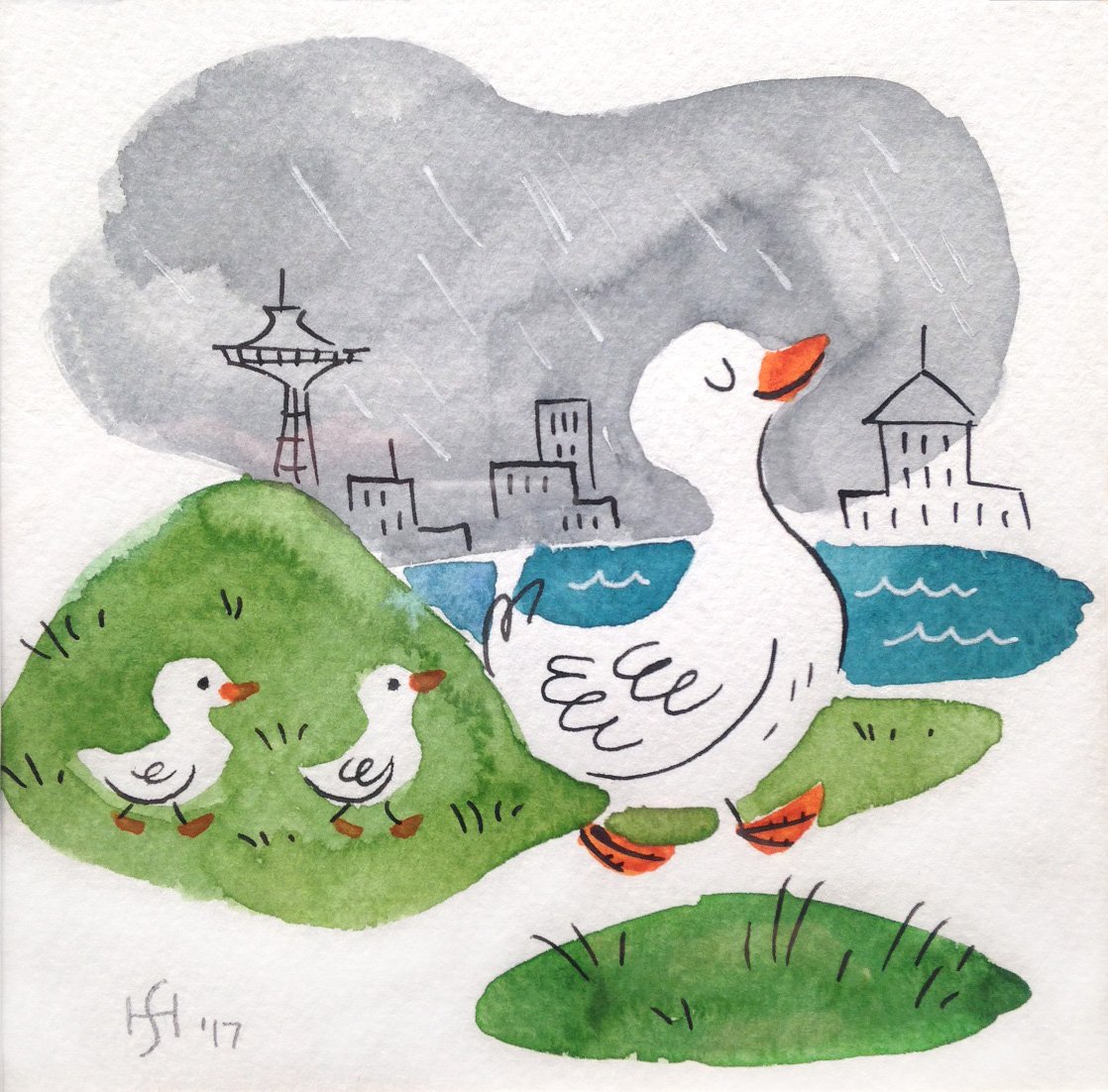StevenHenryDraw's tweet photo. Exercising with real watercolor and ink. Digital media is great for precision, but you lose those perfect mistakes.
#illustration #kidlit https://t.co/Mp07zqPG5m