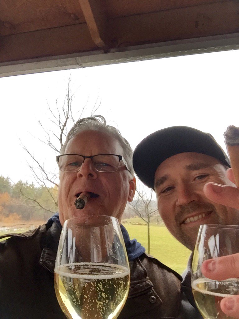 Sometimes this is how you end a great tasting <a href="/marty_werner/">martin Werner</a>