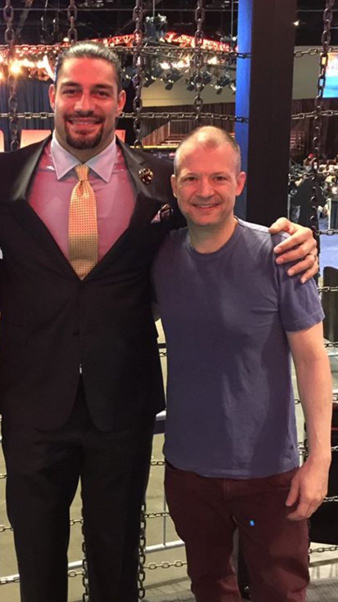 NotSamMemes's tweet image. So glad @wwe &amp;amp; @MakeAWish could make this young boy @JimNorton 's dreams come true! He loved meeting you @WWERomanReigns !