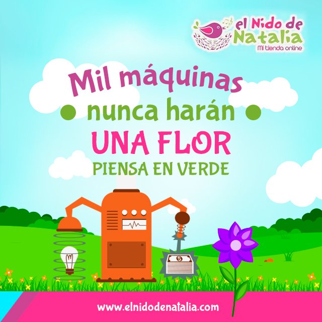 ElNidodeNatalia's tweet photo. #cuida el #ambiente #elnidodenatalia

Piensa en verde, piensa en el futuro. Cuidemos nuestro planeta.

#viernes #niños #niñas #ropa #descue… https://t.co/27AnrLX6LO
