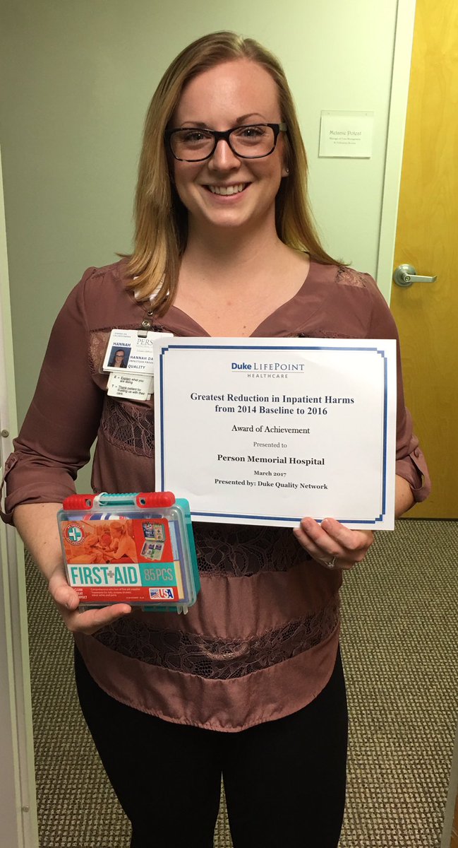 PersonMemorial's tweet photo. Congrats to our Quality department, who won an award at the Duke Patient Safety Conference!! Way to go team 👍 👏 #makingcommunitieshealthier https://t.co/9jATvmevNR