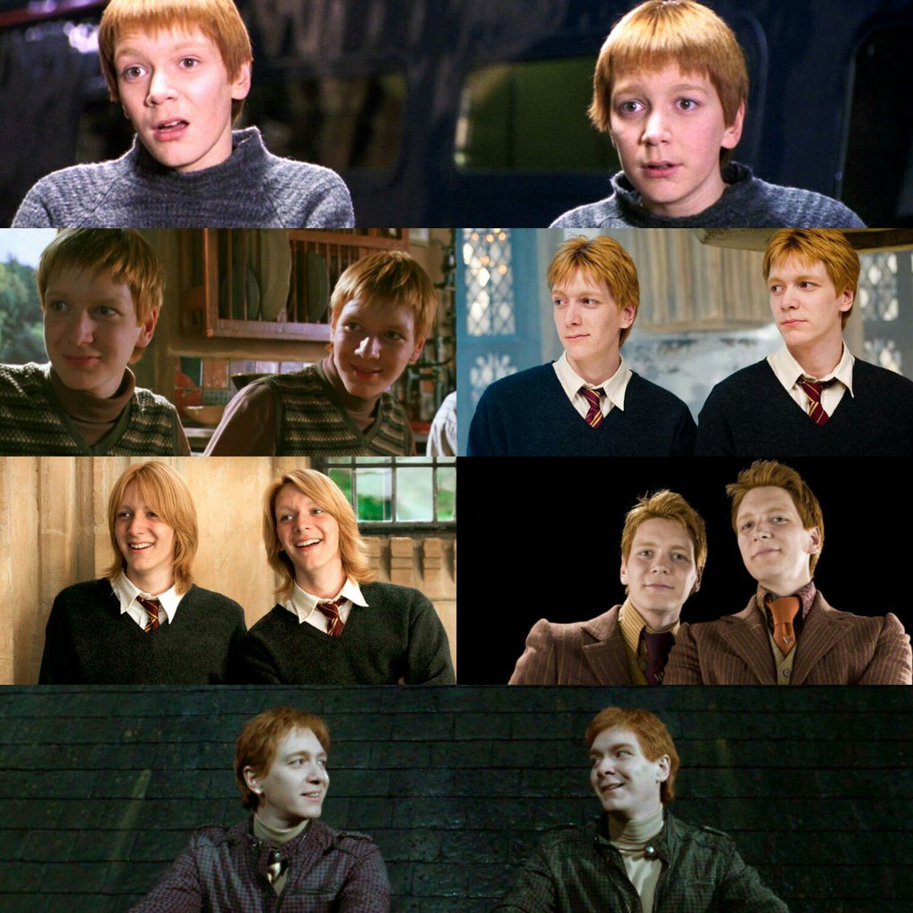 Joyeux anniversaire à Fred et George Weasley, ils fêtent leur 39 ans.#Happy...