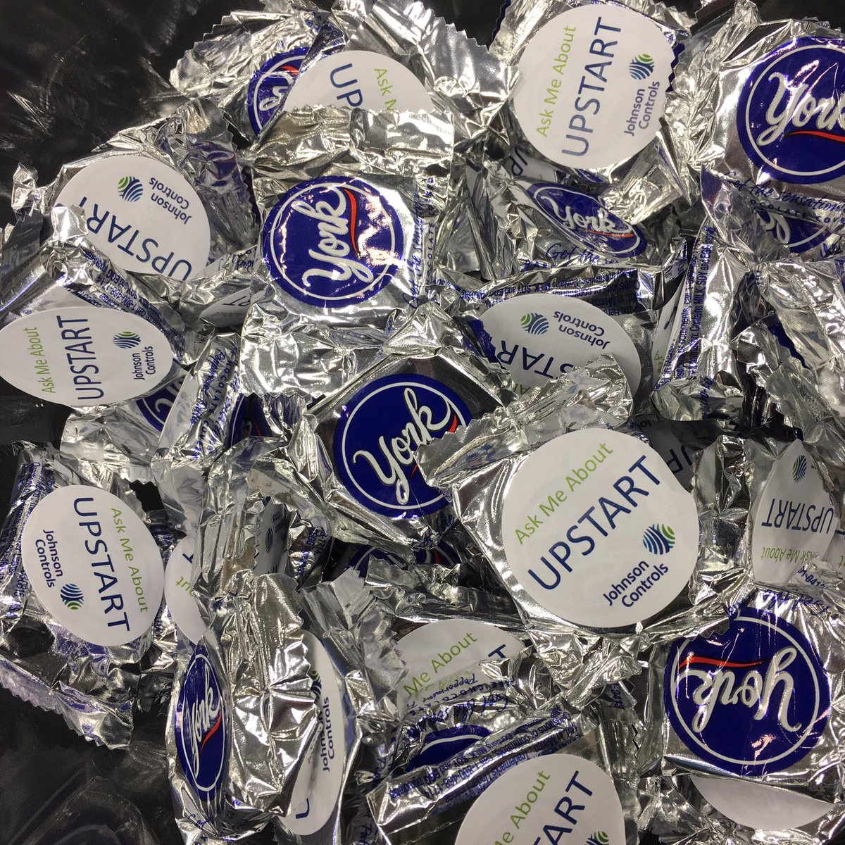 JohannaMitsop's tweet photo. Hey @ncsc_ksu competitors! Come see us tomorrow-grab a York peppermint patty &amp; talk to us about UPSTART @JCI_Careers #yorkhvac #ncsc2017 https://t.co/LjueLXq0NT