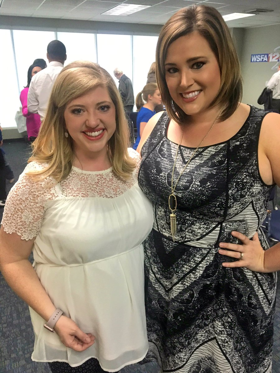 KaceyDrescher's tweet photo. A bittersweet day in the @wsfa12news newsroom as we say  #byegirlbye to @HannahLaneWSFA  excited for you &amp; this new chapter! https://t.co/5bYGgTi0bV