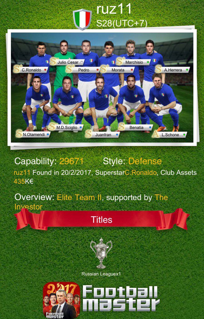 ruzzie10's tweet photo. ruz11First XI https://t.co/M4tdwtWxpJ