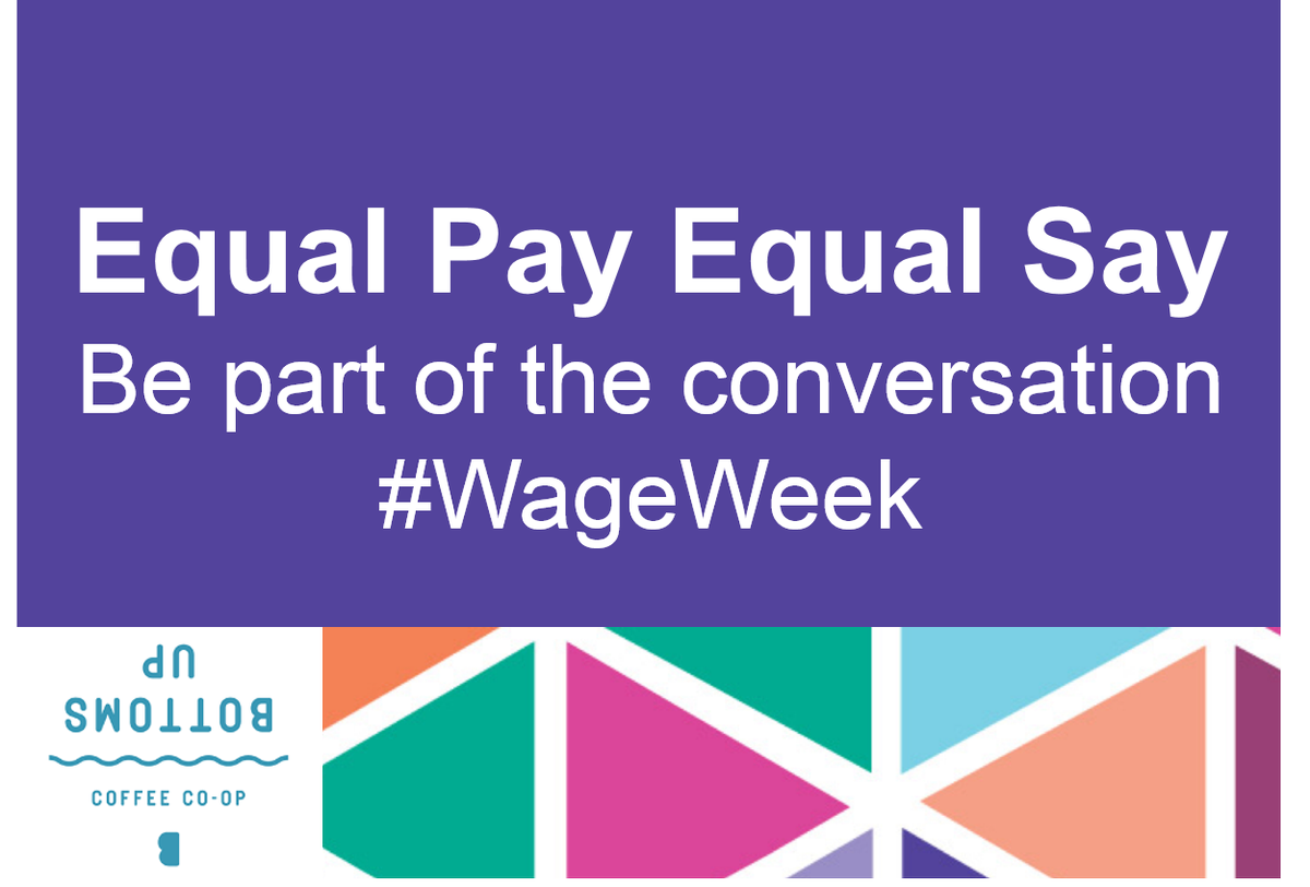 Be part of #WageWeek April 3-9 to further the conversation about the gender pay gap.
w/ <a href="/bottomsupcoffee/">Bottoms Up Coffee</a> on 4/6 here buff.ly/2omDMtA