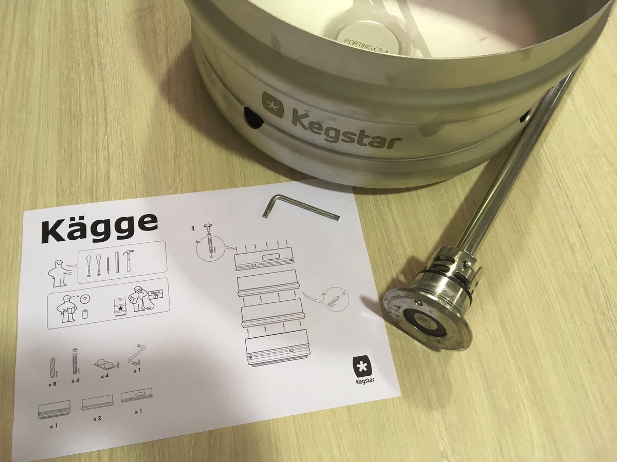 We love innovation and collaboration! So, we've teamed up with our mates in Sweden to create KÄGGE - our 1st flatpack keg! 👏🏼🏆🍺 
#Kegstar