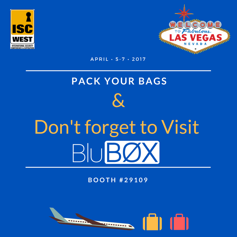 BluB0XSecurity's tweet image. Visit @BluB0XSecurity Booth #29109 next week! We can&apos;t wait to meet all of you! 
#ISCWest #Physec #ISCW2017 #ISCW17 @iscwestnews @ISCEvents