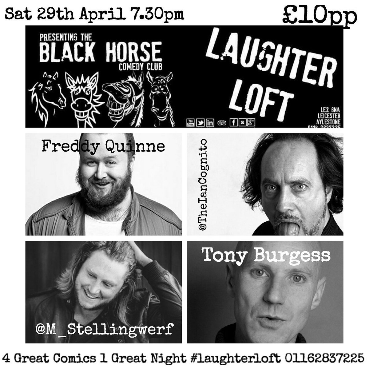 These Guys
29th April #live #standup 
<a href="/TheIanCognito/">Ian Cognito</a> @M_Stellingwerf #freddiequinne #tonyburgess 
50%Tickets Already Sold