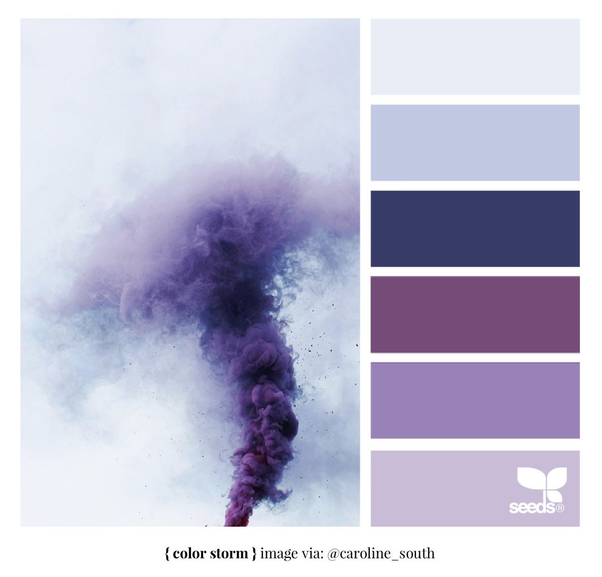 shayfrom_thebay's tweet image. Color Palette of The Day: Color Storm #DesignSeeds #Color