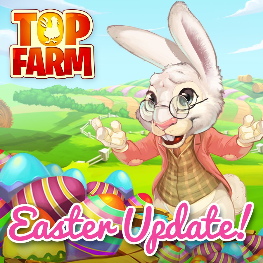 topfarmgame's tweet photo. What's coming next ...
#FridayFeeling #TopFarm #easter #gamedev #gameplay #games #googleplay #itunes #farming #mpforce #update #news #top https://t.co/K88FH8C9Lv