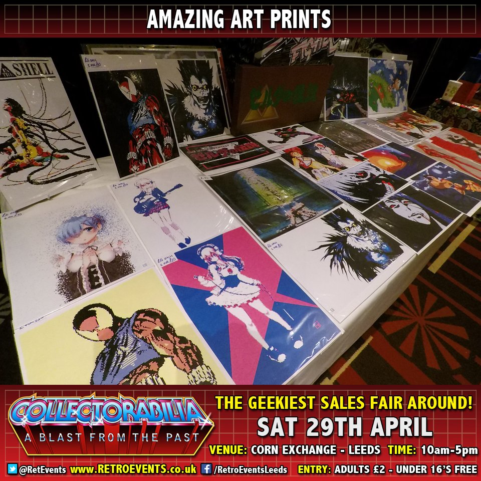 RetEvents's tweet image. After some art?  Come on down to the #collectorabilia in April there will be loads on sale! #Leeds #artists @leedscornex
