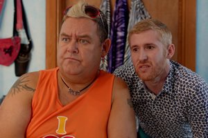 DJ_Chubbs's tweet photo. My 7 year old daughter has just seen this pic n thinks Kenneth n Liam from Benidorm is actually @markbreezeuk and @DJGammer 😂😂😂 https://t.co/WqF8dcKkAm