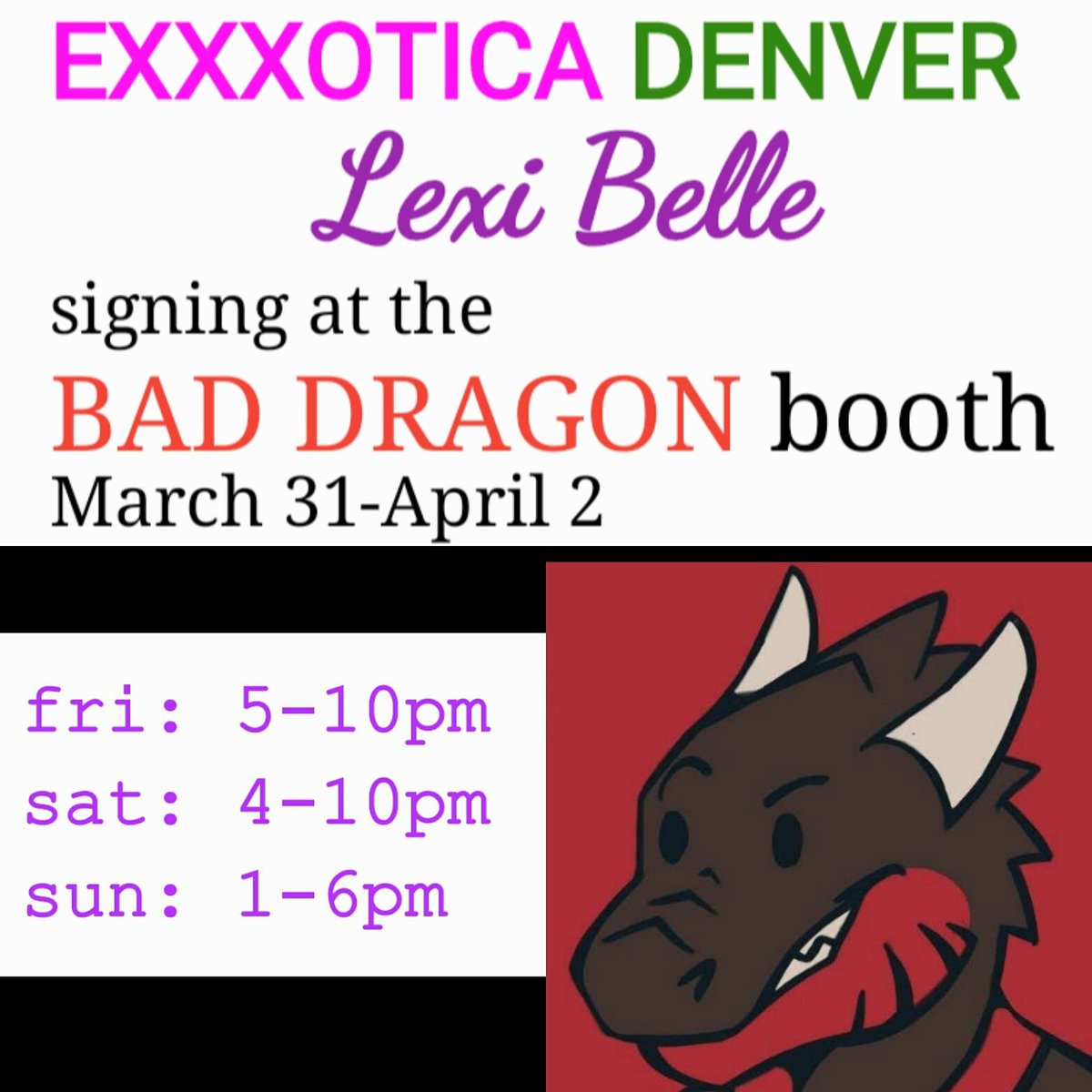 signing times <a href="/EXXXOTICA/">EXXXOTICA Expo</a>