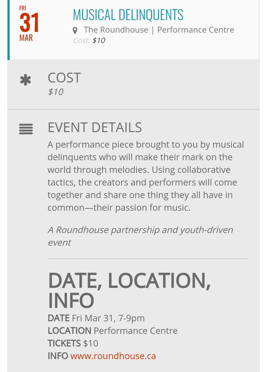 indigoindigovan's tweet photo. SHOW TONIGHT: We'll be playing a set for the "Musical Delinquents" show tonight at the Roundhouse! (181 Roundhouse mews). See image below! https://t.co/D5JHqxDe0k