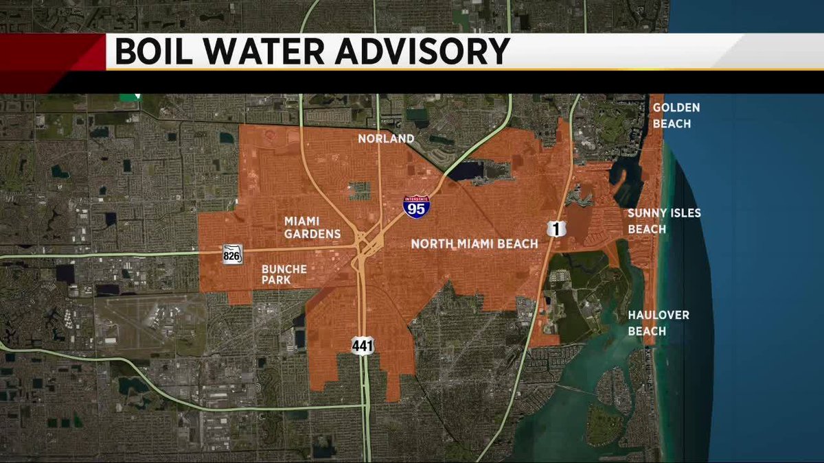 Boil-water notice lifted for North Miami Beach, city's distribution areas bit.ly/2mWisOc https://t.co/Xaq1pkpNI1
