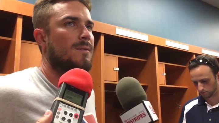 mlbgrouping's tweet photo. Brock Stassi had to substitute teach to make ends meet while in the minors. 

Now he just ... https://t.co/qcvZvHhPAe https://t.co/NDMX0Z4y0D