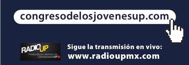 PreparatoriaUPv's tweet photo. ¿No pudiste venir al Congreso? 
Sigue la transmisión por @radioupmx y no te pierdas el #CJXII https://t.co/wYyaDbeCLK
