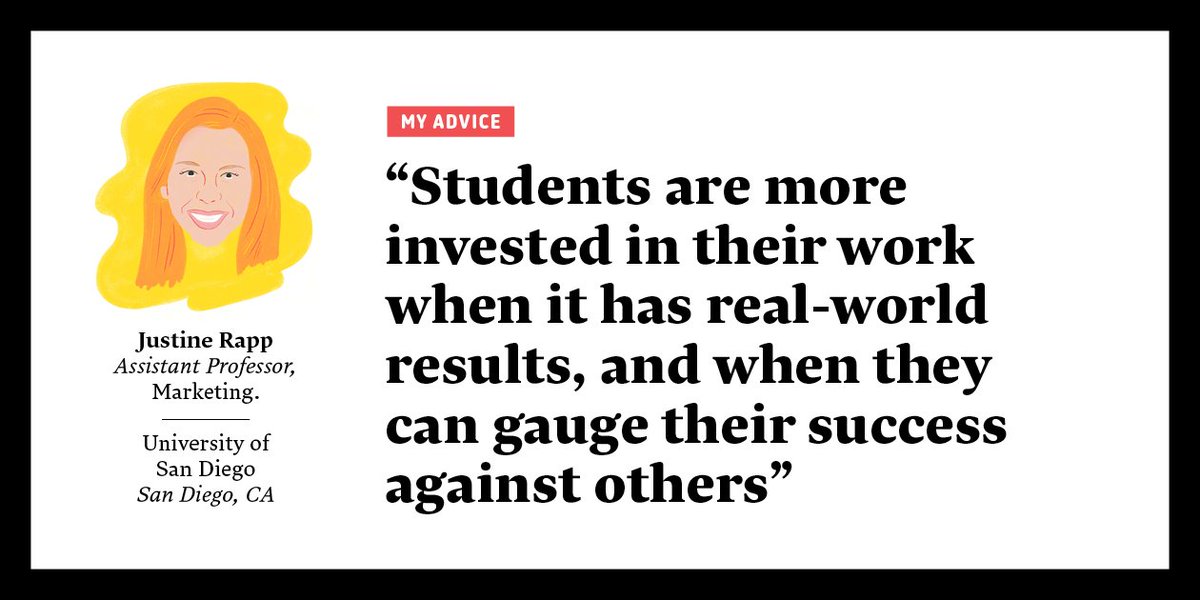 TopHat's tweet photo. .@JustinePhD from @uofsandiego harnesses healthy competition in class. Read how in our free e-book: https://t.co/8bPhUsehqS #highereducation https://t.co/jd51bhWwGL