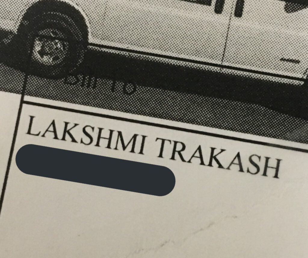 lakanthi's tweet photo. my last name is Prakash, but this new spelling has me dead. 😂
first glance, looks like TRASH. #ethnicnames https://t.co/IXTLw4nxtV