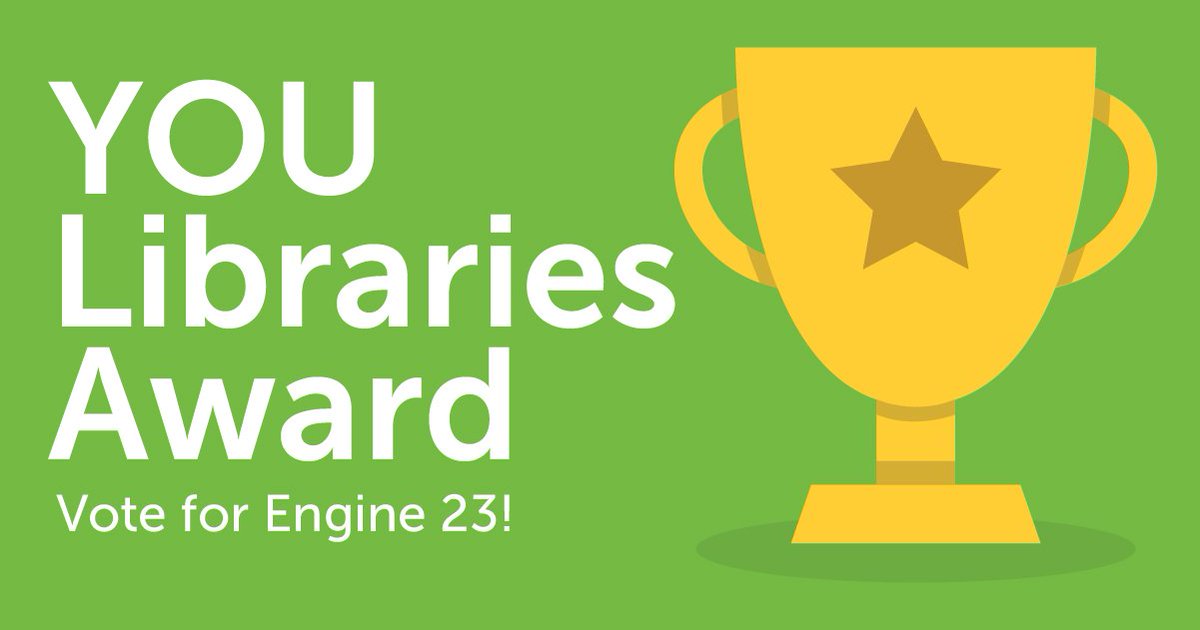 calgarylibrary's tweet image. Just a few hours left to cast your YOU Libraries People's Choice vote for #Engine23! bit.ly/1SPT4Oc