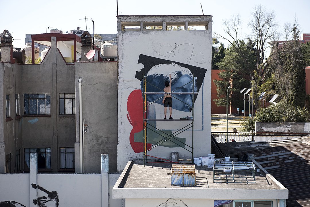 DistritoArte's tweet image. ¡Todavía hay clima para más muralismo! Y por eso hoy queremos compartirles las fotos de uno que vivimos en enero en México #WallDialogue2