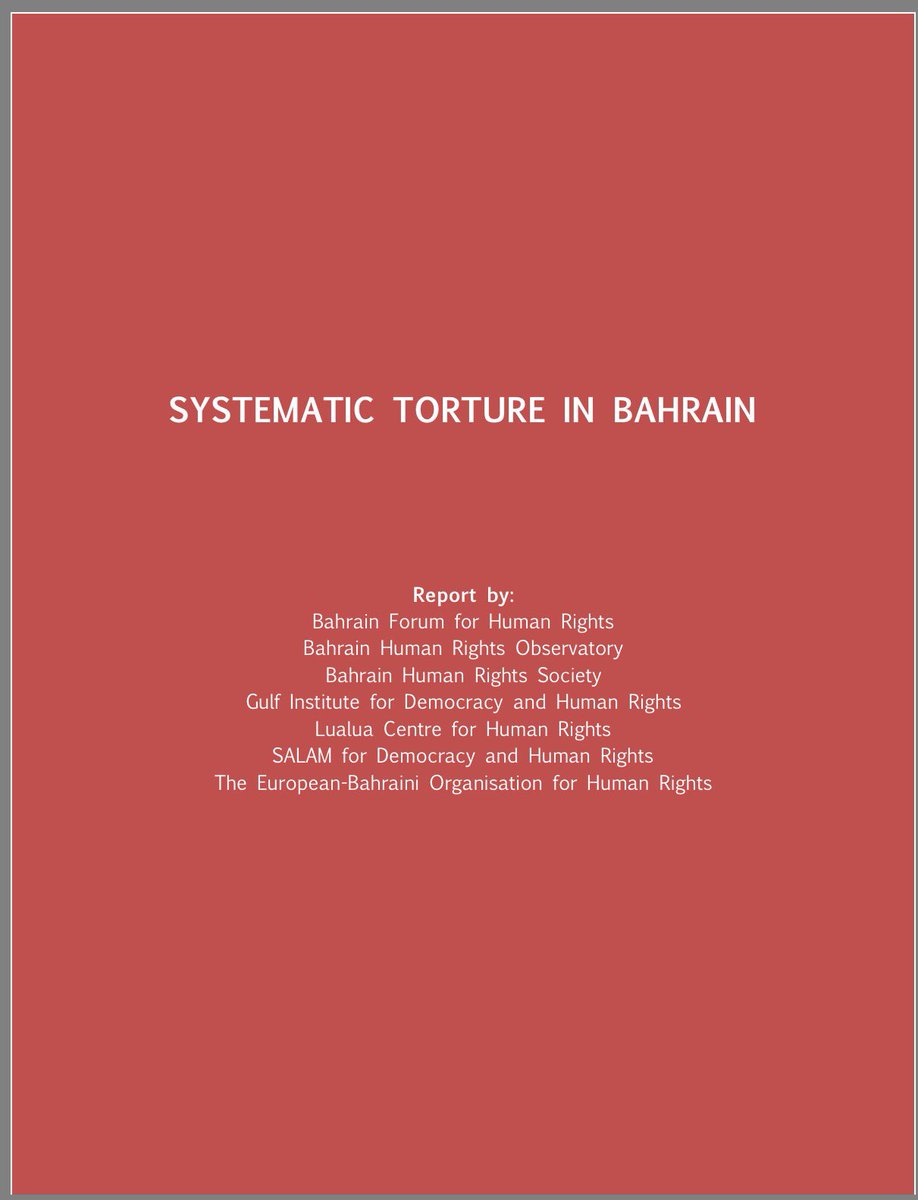 SALAM_DHR's tweet photo. Read and share our joint report on systematic torture in #Bahrainnd
https://t.co/ZfaWi54xlz
https://t.co/VyvFrkaMd2 https://t.co/n7UiLMi3IB