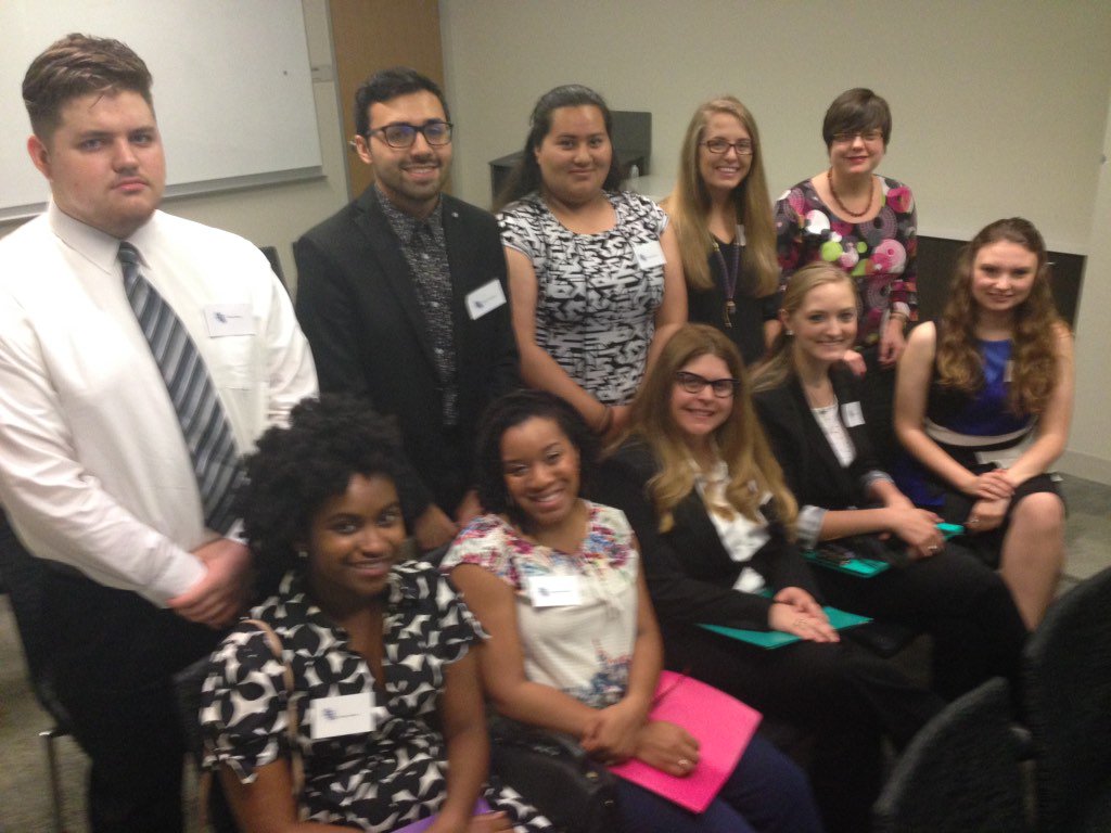 SFAHospitality's tweet photo. Look at all of these #hospitality students rocking the UNT Hospitality Expo! https://t.co/qsfP1e0MgV