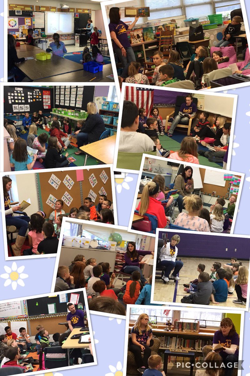 Wrapped up our month long reading incentive today! Students chose a teacher to have them read aloud their favorite book! We 💜 reading!
