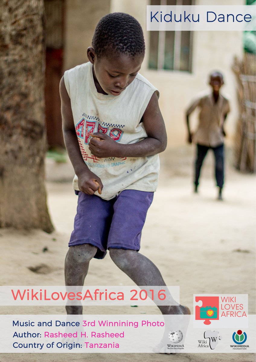 WikiTanzania's tweet photo. Congratulations to @RasheedHRasheed for winning 3rd Prize in @wikilovesafrica 2016 Music &amp; Dance Theme. Tanzania is #happy &amp; #Proud #wla2016 https://t.co/2GxpPuUETn