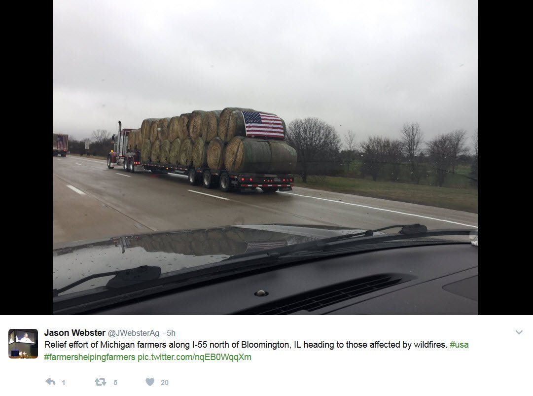 Farmers sending aid to fellow producers impacted by wildfires: farms.com/ag-industry-ne…