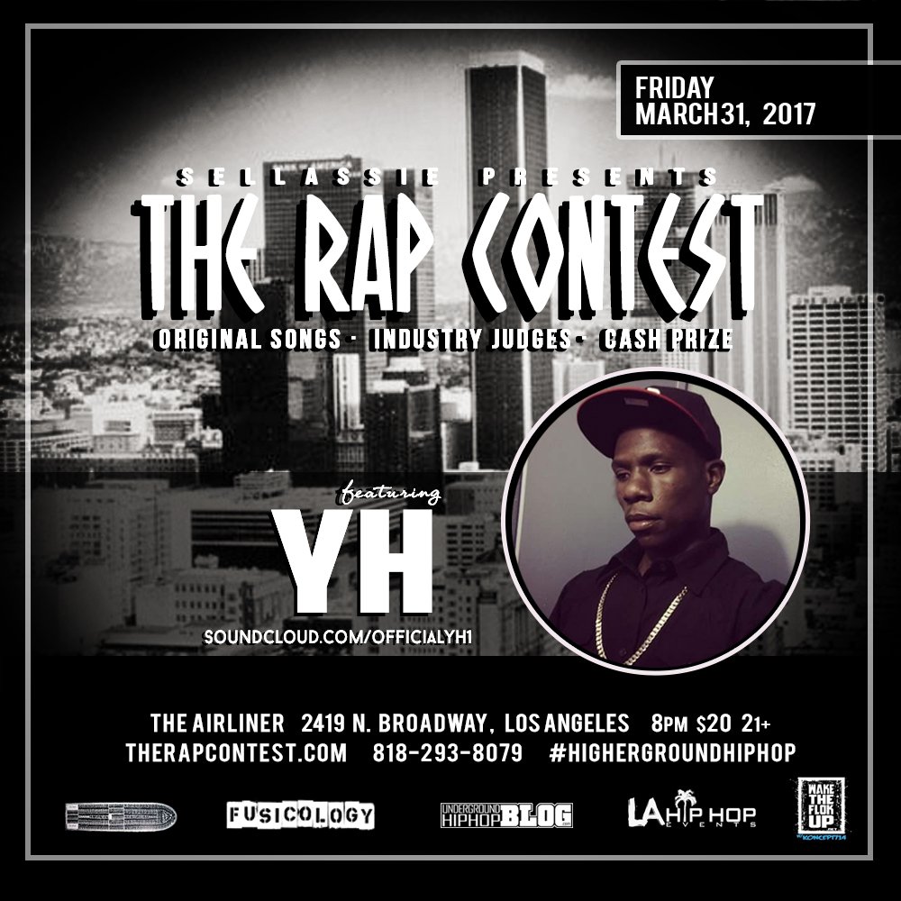 TheRapContest's tweet photo. Our folks @OfficialYH1 returns to th stage tonite at #TheAirliner #LA #YoungHaitian #CBYH #LAHipHop #NewMusic https://t.co/WPlFIvwlWB