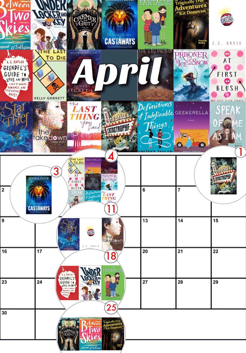 jessikafleck's tweet photo. 3 DAYS until #TheCastaways debuts (cue muppet flail)! Check out this lovely graphic by @av_geiger of April's #2017debuts! #InAmazingCompany https://t.co/DkjqgAYi1w