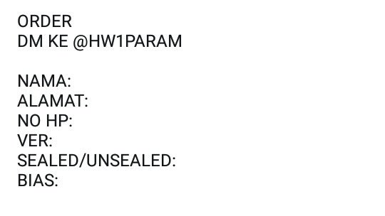 got7arrival's tweet image. READY STOCK
NEVER : 12PCS
EVER : 9PCS
SEALED/UNSEALED

PRICE IDR 215.000
NO POSTER
NO LOG BOOK
FREE ONGKIR JABODETABEK