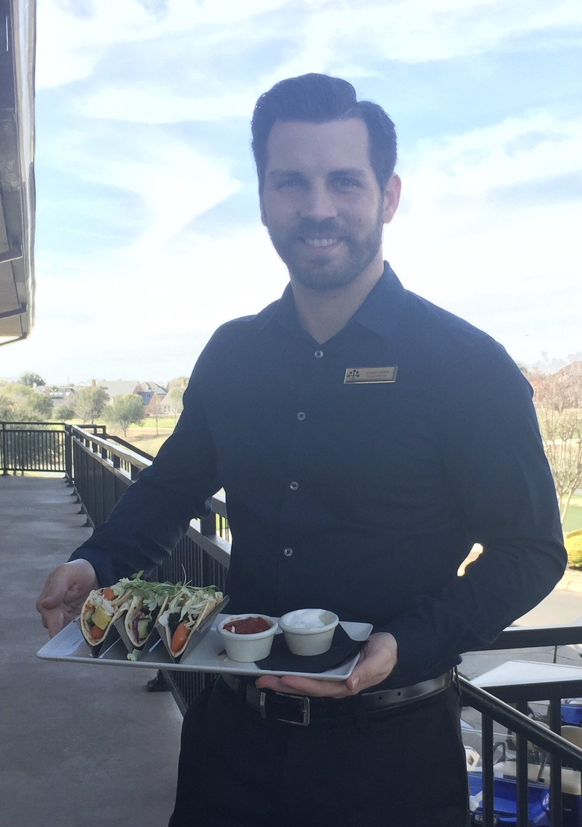 HackberryCC's tweet image. Check out our Asian Shrimp Tacos today! They come with a cucumber carrot slaw, napa cabbage, sesame, and cilantro! Yummy!