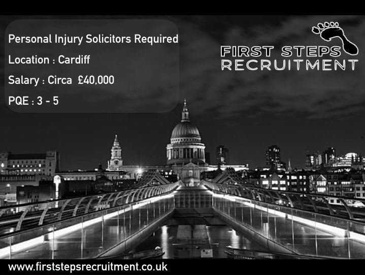 steps_uk's tweet photo. ‼️WE NEED SOLICITORS ‼️ #Cardiff #Law #Legal #Work #Pi #job #Professional #TeamFSR 👣 https://t.co/cico5IHMgI