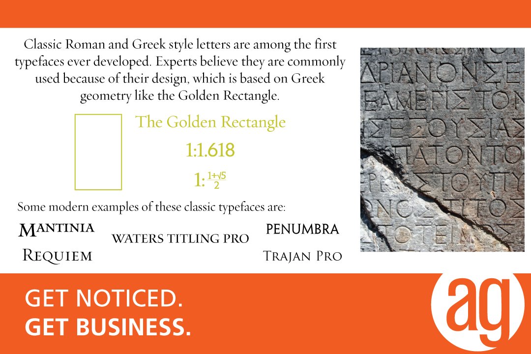 Some historical tidbits about typography. Great type is critical to great print.