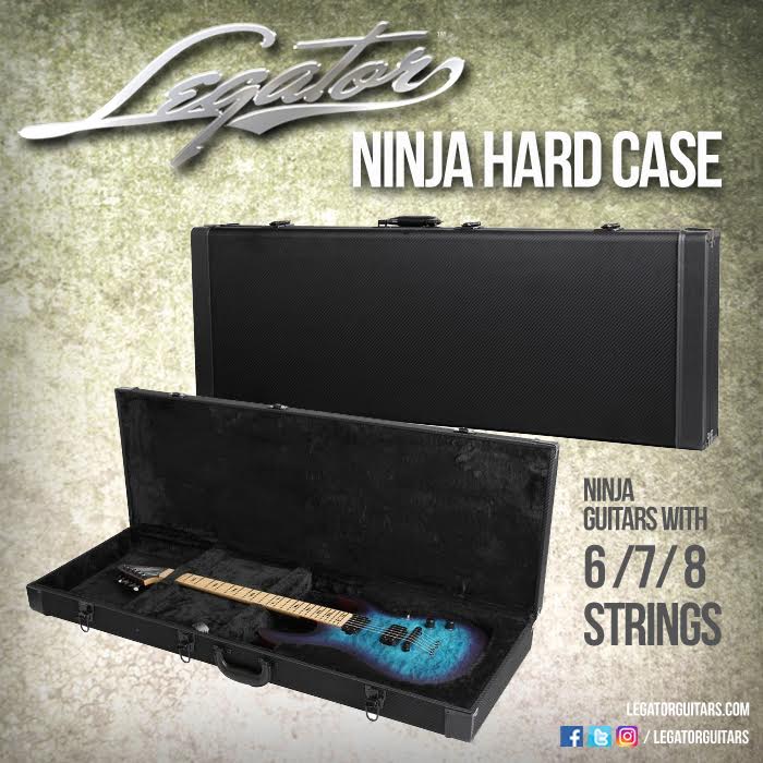 Hard cases are back in stock, make sure your Ninja is protected!

#LegatorGuitars