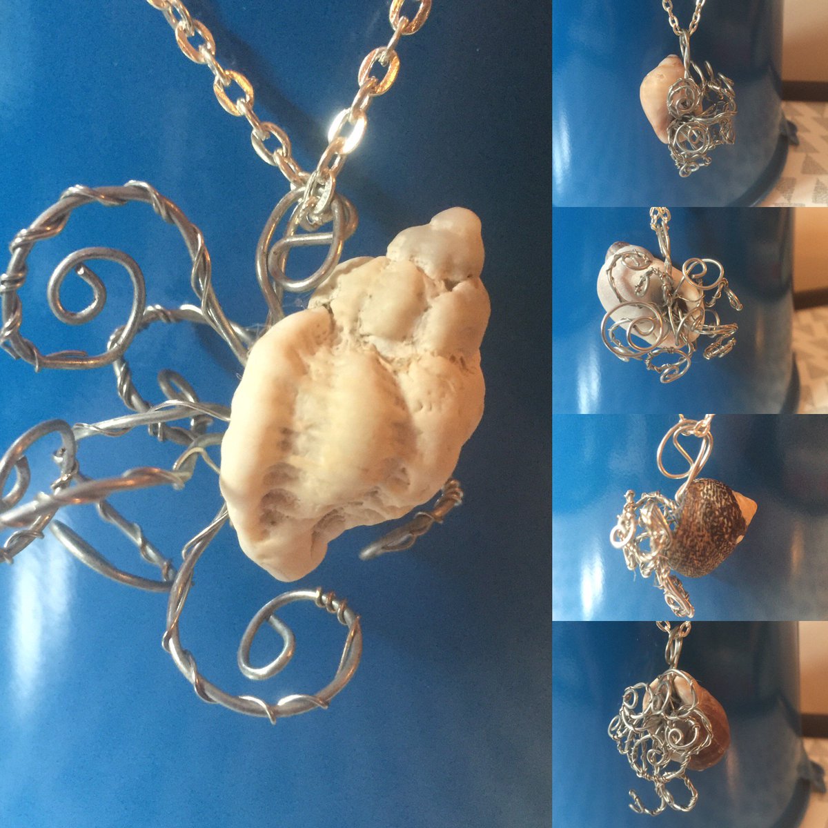 madefromwhat's tweet photo. Shell Necklaces-> https://t.co/bUfDWiZK7Y #shells #ocean #necklaces #seajewellery #shell #seacreatures #mermaids #fish #nautical #nautilus https://t.co/WZixga3VSo