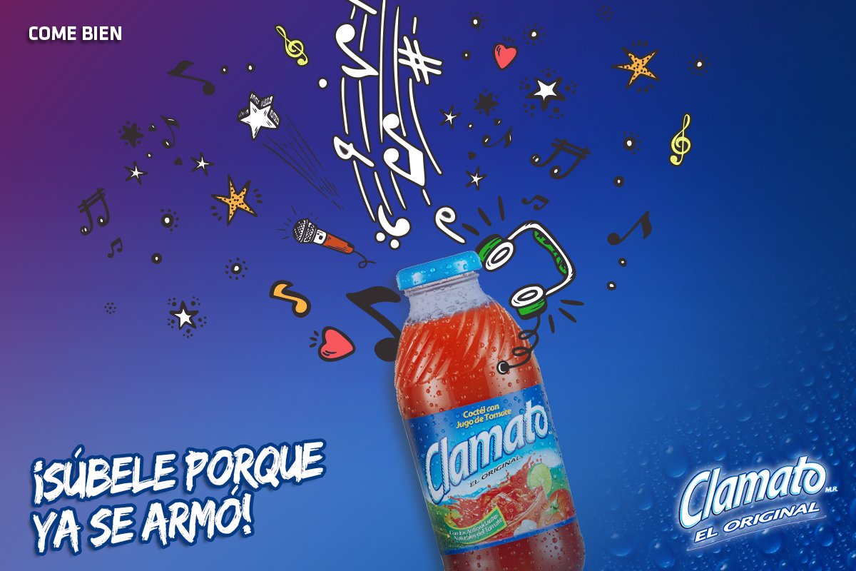 Una excelente playlist y Clamato® es lo único que necesitas para empezar la mejor fiesta spoti.fi/2mvOfEa