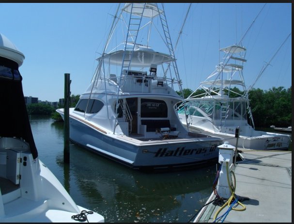 Sportfishing17's tweet photo. Our Hatteras getting ready to leave the dock after being cleaned. #sportfishing #fishing #hatteras #boat #fast #helm https://t.co/AFUMwc5VFh