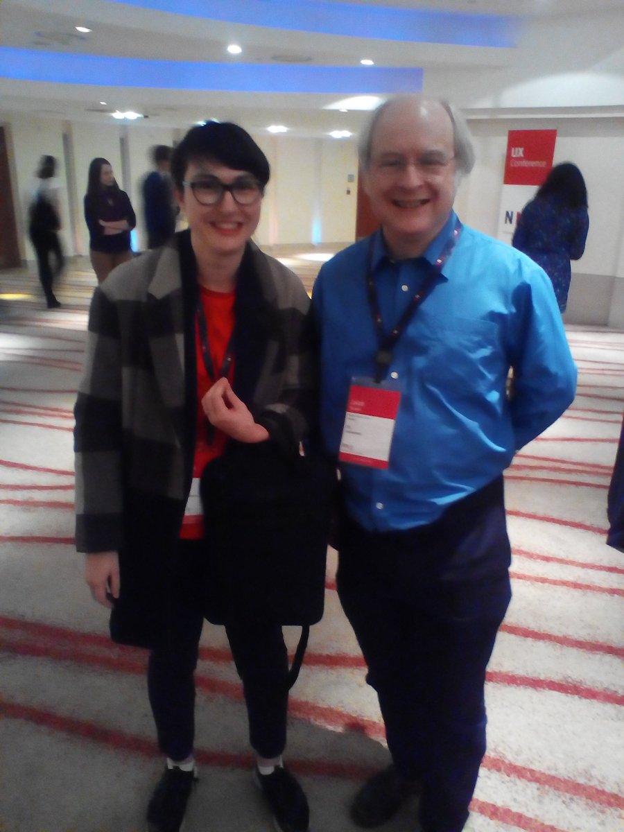 alitre's tweet image. In 2009 I referenced @NNgroup at least 100 times in my #webaccessibilty dissertation. Today I met the man himself :) #nngux